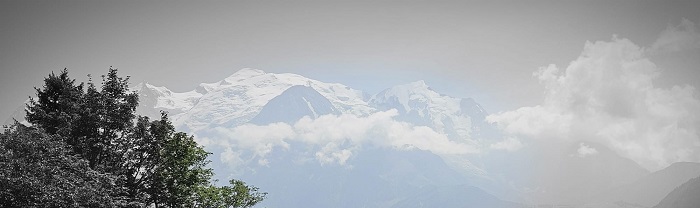 Mont Blanc from Passy